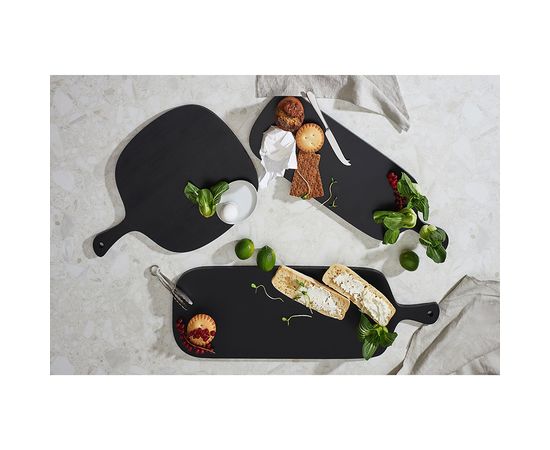 Доска сервировочная Rubris, 23х70 см, черная, Liberty Jones, фото , изображение 2