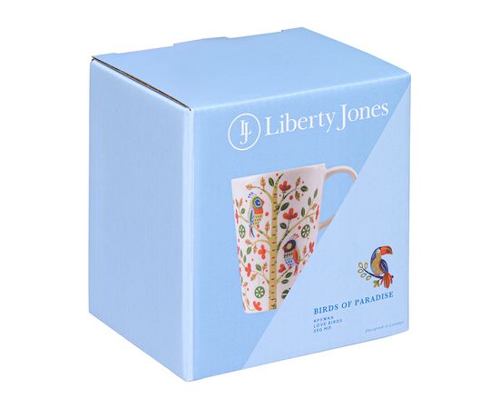 Кружка Love Birds из коллекции Birds of Paradise в подарочной упаковке, 350 мл, Liberty Jones, фото , изображение 7