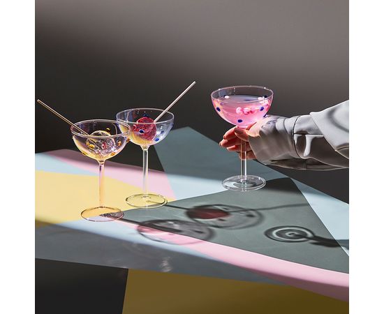 Креманка Pom-pon, 225 мл, розовая/янтарная, Liberty Jones, фото , изображение 5