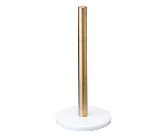 Держатель для бумажных полотенец Marm, 31,5 см, белый/золотистый., Liberty Jones, фото 