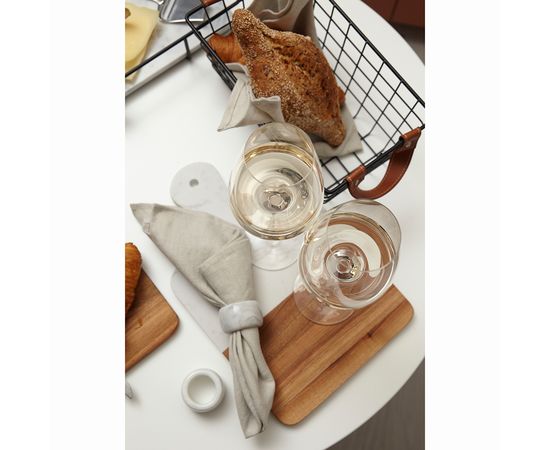 Доска сервировочная Marm, 21,5х33,5 см, белый мрамор/акация, Liberty Jones, фото , изображение 2