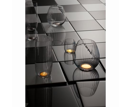 Набор бокалов для вина Alice, 610 мл, золотистые, 4 шт., Liberty Jones, фото , изображение 3