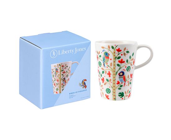 Кружка Love Birds из коллекции Birds of Paradise в подарочной упаковке, 350 мл, Liberty Jones, фото 