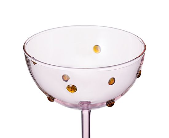 Креманка Pom-pon, 225 мл, розовая/янтарная, Liberty Jones, фото , изображение 10