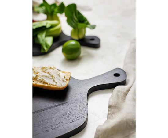 Доска сервировочная Rubris, 23х70 см, черная, Liberty Jones, фото , изображение 7