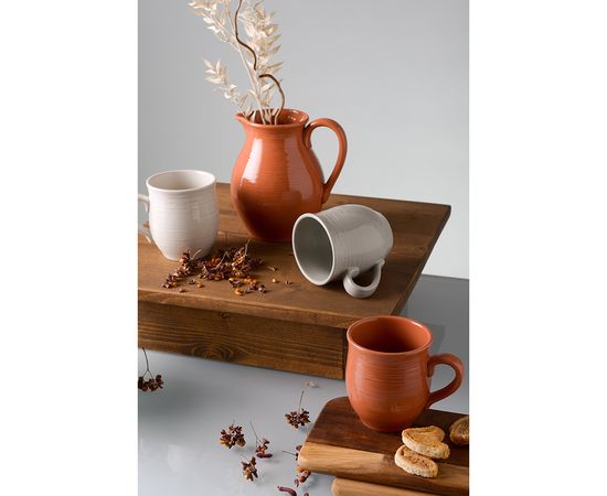 Кружка In The Village, 490 мл, светло-бежевая, Liberty Jones, фото , изображение 4