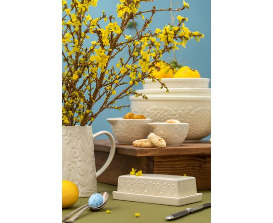 Масленка Birds of Paradise, кремовая, Liberty Jones, фото , изображение 3