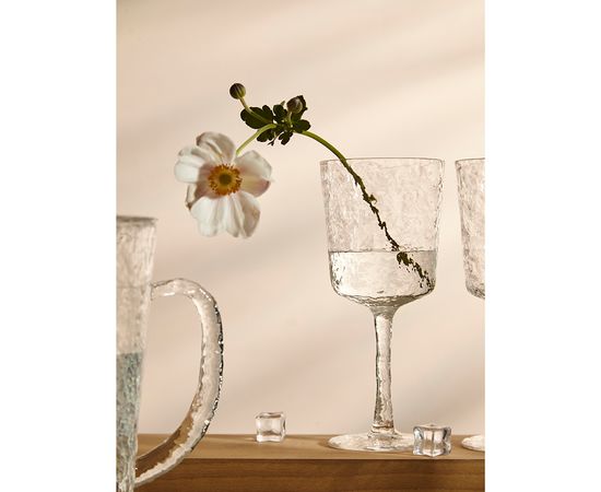 Набор бокалов для вина Arctic, 360 мл, прозрачный, 4 шт., Liberty Jones, фото , изображение 3