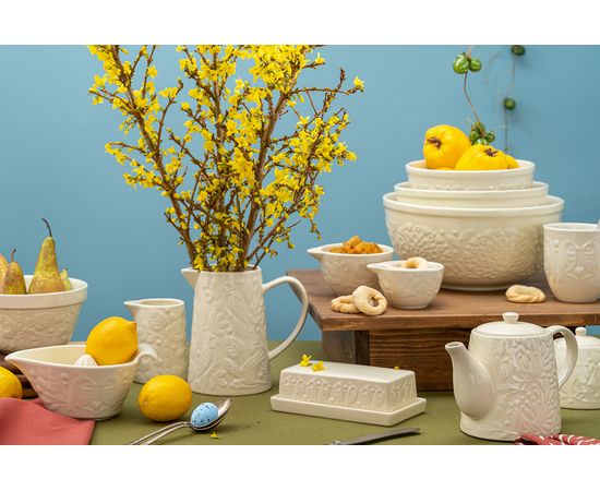 Кувшин Birds of Paradise, 980 мл, кремовый, Liberty Jones, фото , изображение 3