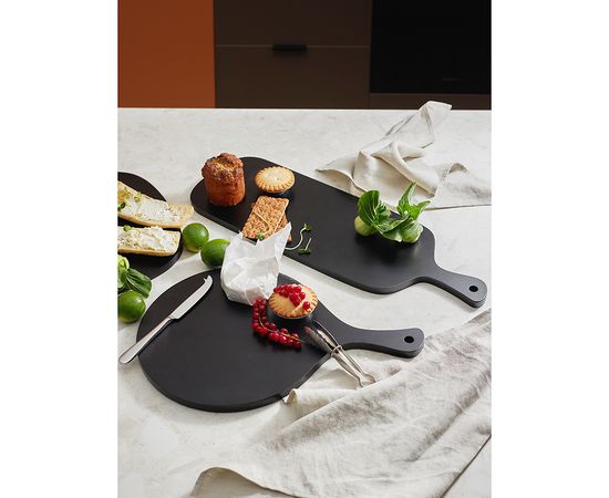 Доска сервировочная Rubris, 30х45 см, черная, Liberty Jones, фото , изображение 2