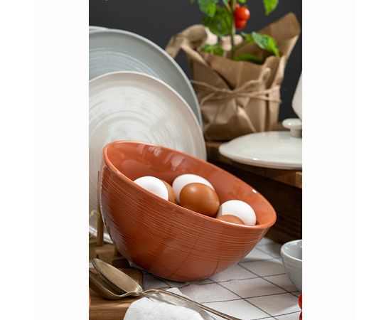 Миска In The Village, 2,1 л, оранжевая, Liberty Jones, фото , изображение 2