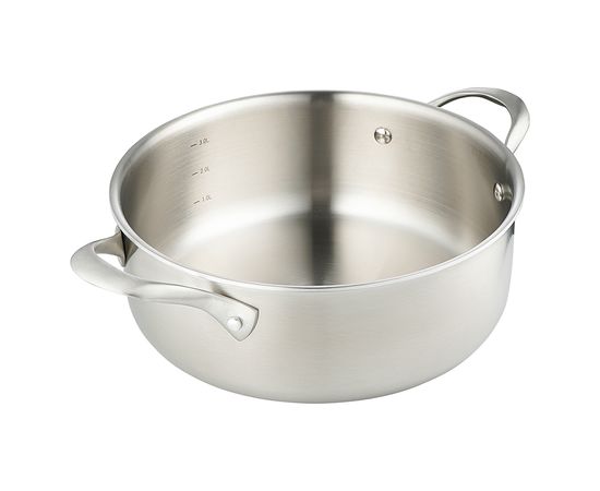 Кастрюля с крышкой 3Ply Etalon, d 24 см, 4 л, Liberty Jones, фото , изображение 8