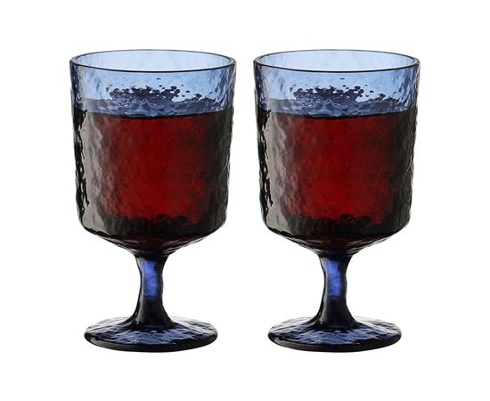 Набор бокалов для вина Arctic, 280 мл, синий, 4 шт., Liberty Jones, фото , изображение 9