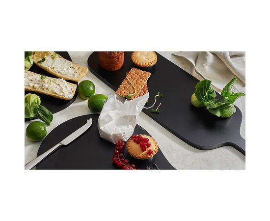 Доска сервировочная Rubris, 20х60 см, черная, Liberty Jones, фото , изображение 6