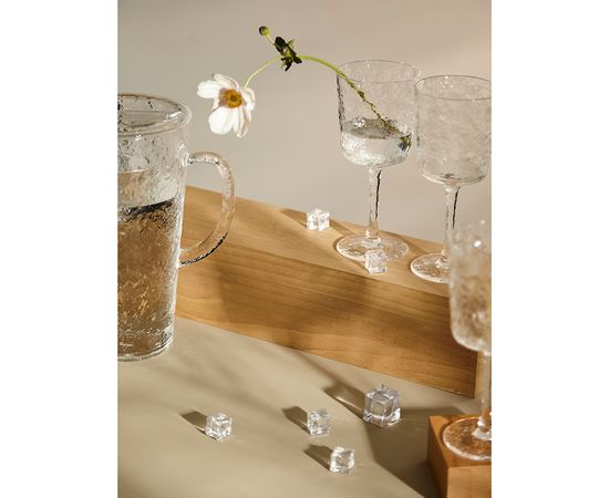 Набор бокалов для вина Arctic, 360 мл, прозрачный, 4 шт., Liberty Jones, фото , изображение 4