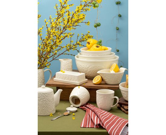 Масленка Birds of Paradise, кремовая, Liberty Jones, фото , изображение 5