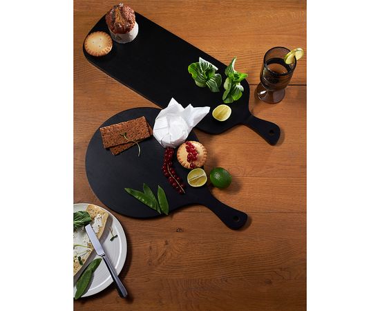 Доска сервировочная Rubris, 20х60 см, черная, Liberty Jones, фото , изображение 9