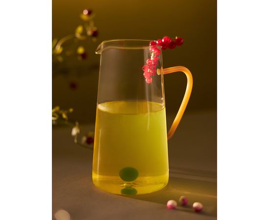 Кувшин Orb, 1,25 л, желтый/зеленый, Liberty Jones, фото , изображение 3