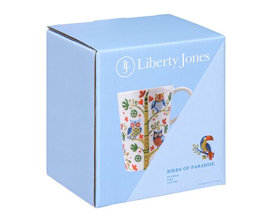 Кружка Owl из коллекции Birds of Paradise в подарочной упаковке, 350 мл, Liberty Jones, фото , изображение 9