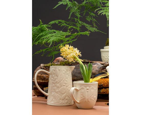 Кувшин Birds of Paradise, 980 мл, кремовый, Liberty Jones, фото , изображение 2