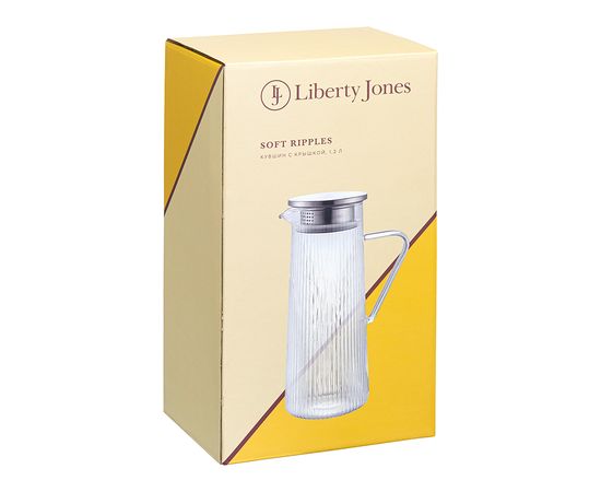 Кувшин с крышкой Soft Ripples, 1,2 л, Liberty Jones, фото , изображение 7