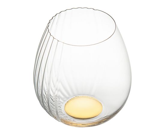 Набор бокалов для вина Alice, 610 мл, золотистые, 4 шт., Liberty Jones, фото , изображение 2