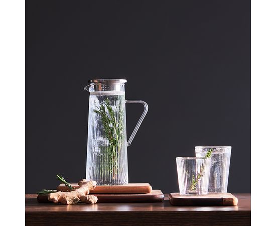 Кувшин с крышкой Soft Ripples, 1,2 л, Liberty Jones, фото , изображение 2