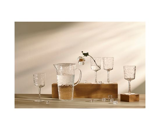 Набор бокалов для вина Arctic, 360 мл, прозрачный, 4 шт., Liberty Jones, фото , изображение 2