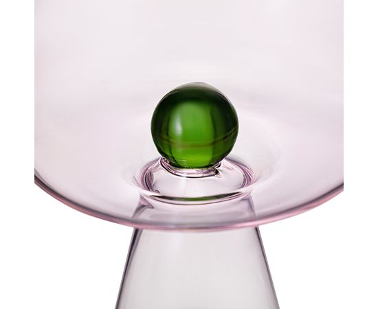 Бокал для вина Orb, 400 мл, розовый/зеленый, Liberty Jones, фото , изображение 13