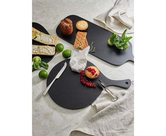 Доска сервировочная Rubris, 20х60 см, черная, Liberty Jones, фото , изображение 7