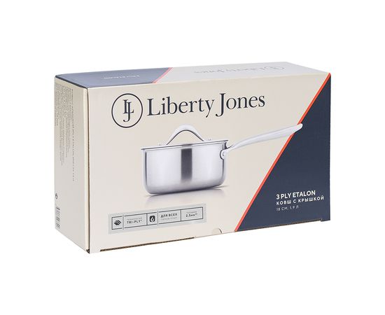 Ковш с крышкой 3Ply Etalon, d 18 см, 1,9 л, Liberty Jones, фото , изображение 15