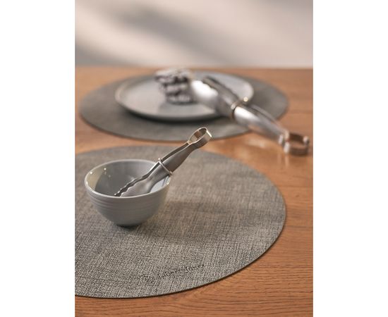 Набор из 2-х сервировочных салфеток Leanera, d 35 см, серые, Liberty Jones, фото , изображение 6
