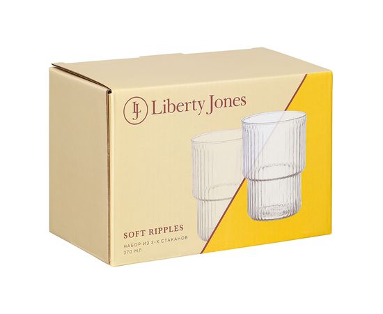 Набор из 2-х стаканов Soft Ripples, 370 мл, Liberty Jones, фото , изображение 11