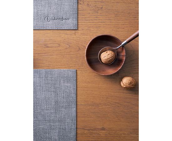 Набор из 2-х сервировочных салфеток Leanera, 30х45 см, серые, Liberty Jones, фото , изображение 7