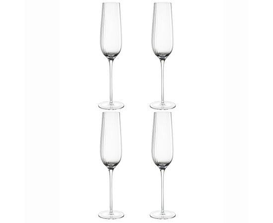 Набор бокалов для шампанского Alice, 200 мл, 4 шт., Liberty Jones, фото 