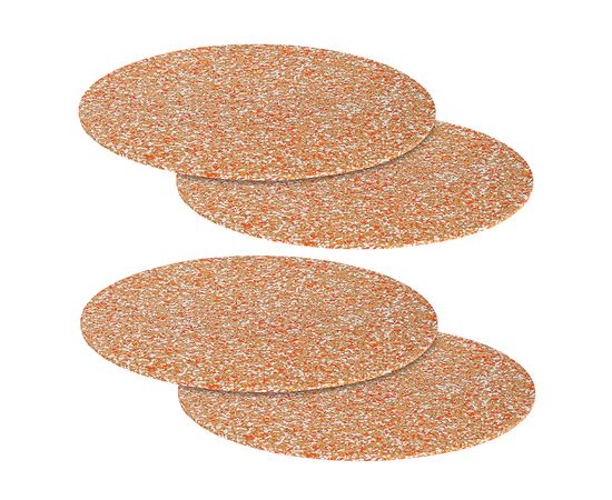 Набор из 4-х сервировочных ковриков из пробки и переработанного материала Recork, ?30 см, Liberty Jones, фото 