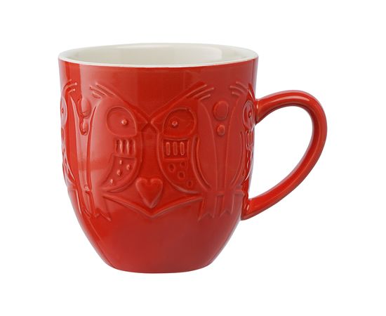 Набор кружек Birds of Paradise, 500 мл, красные, 2 шт., Liberty Jones, фото , изображение 6