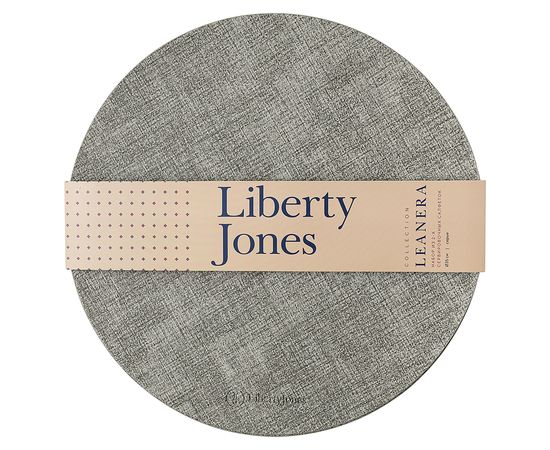Набор из 2-х сервировочных салфеток Leanera, d 35 см, серые, Liberty Jones, фото , изображение 12