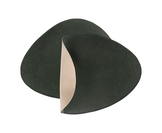 Набор из 2-х двухсторонних сервировочных салфеток Drop, 33х41 см, зеленый/бежевый, Liberty Jones, фото , изображение 4