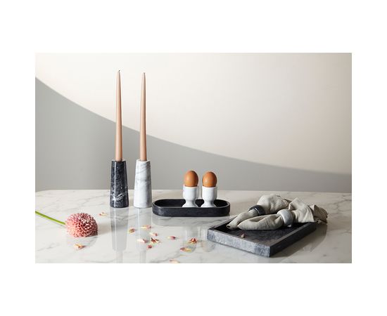 Набор колец для салфеток Marm, d 5 см, черный мрамор, 2 шт., Liberty Jones, фото , изображение 7