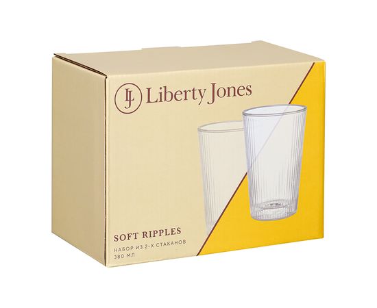 Набор из 2-х стаканов Soft Ripples, 380 мл, Liberty Jones, фото , изображение 11