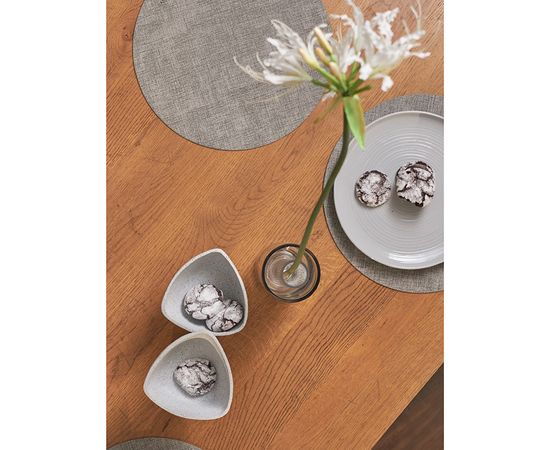 Набор из 4-х сервировочных салфеток Leanera, d 35 см, серые, Liberty Jones, фото , изображение 5