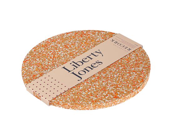 Набор из 4-х сервировочных ковриков из пробки и переработанного материала Recork, ?30 см, Liberty Jones, фото , изображение 4