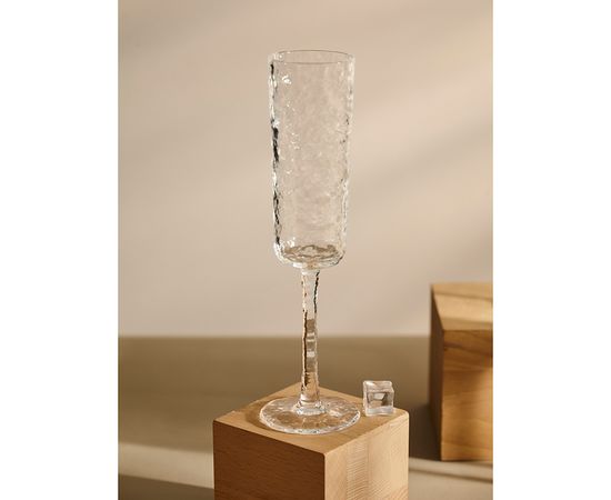 Набор бокалов для шампанского Arctic, 180 мл, прозрачный, 4 шт., Liberty Jones, фото , изображение 5