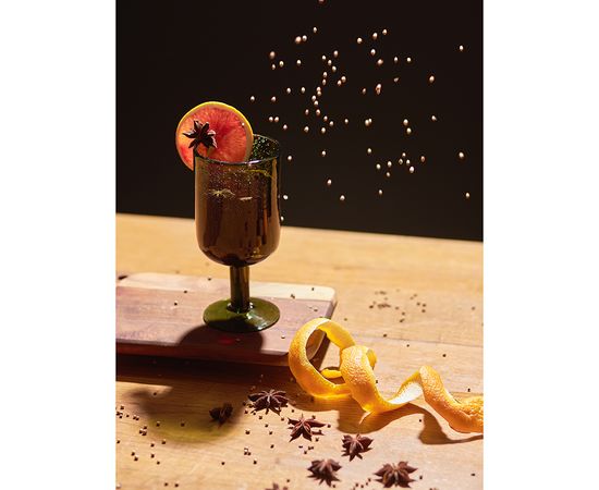 Набор бокалов для вина Flowi, 410 мл, темно-зеленые, 2 шт., Liberty Jones, фото , изображение 7