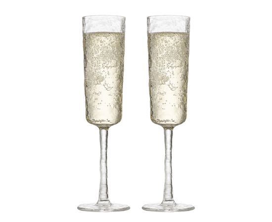 Набор бокалов для шампанского Arctic, 180 мл, прозрачный, 4 шт., Liberty Jones, фото , изображение 9