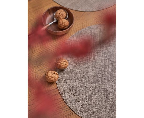 Набор из 4-х сервировочных салфеток Leanera, d 35 см, песочные, Liberty Jones, фото , изображение 8