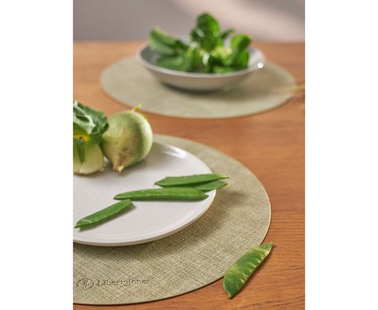 Набор из 4-х сервировочных салфеток Leanera, d 35 см, мятные, Liberty Jones, фото , изображение 5