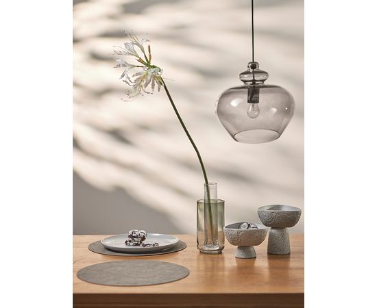 Набор из 2-х сервировочных салфеток Leanera, d 35 см, серые, Liberty Jones, фото , изображение 7