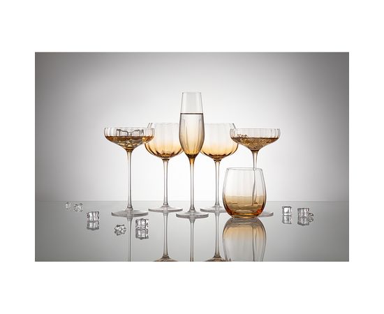 Набор бокалов для вина Gemma Amber, 455 мл, 2 шт., Liberty Jones, фото , изображение 2